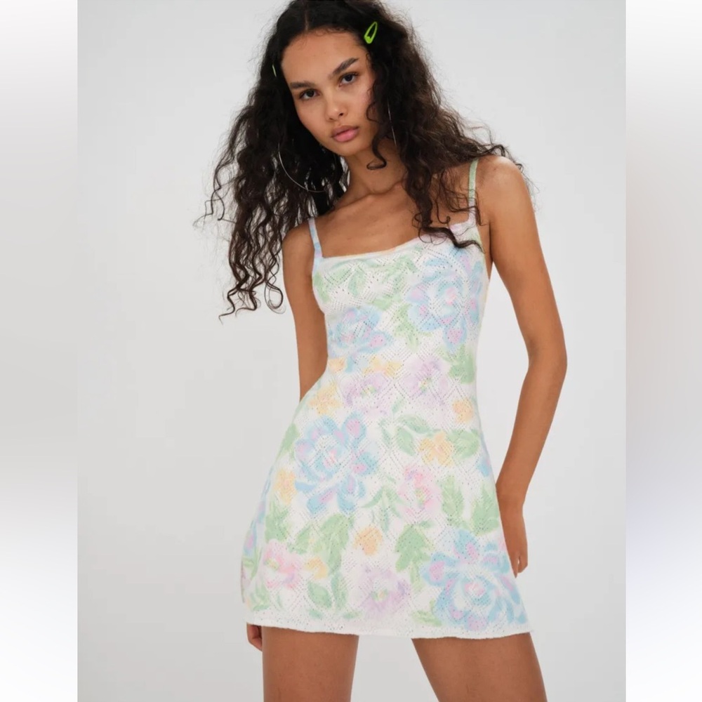 For Love and Lemons Blake Floral Mini Dress
